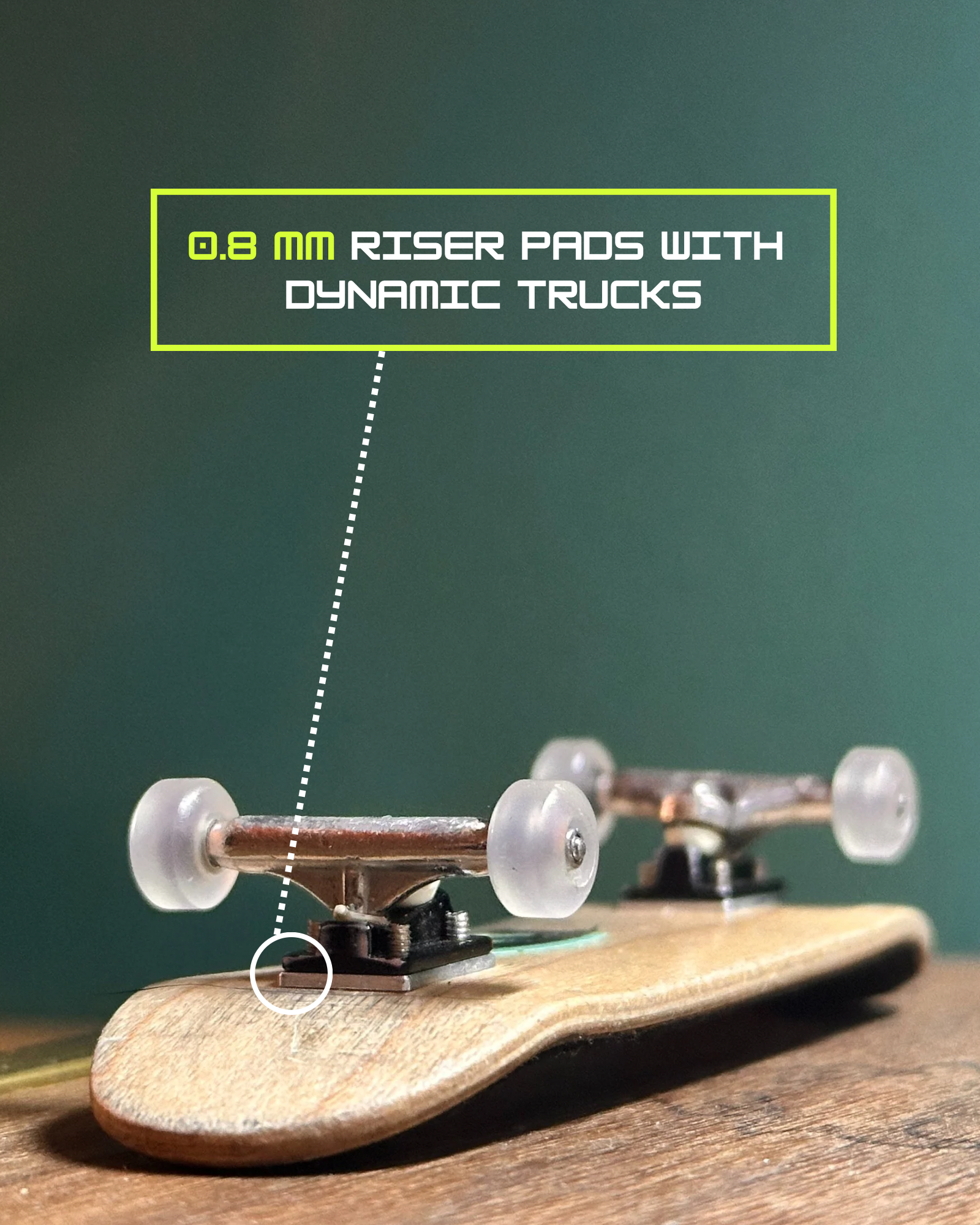 Metal Riser Pads (Fingerboard)